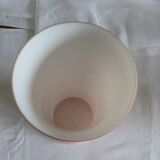Vase opaline rose.
