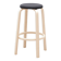 Alvar Aalto 64 stool in black and birch for Artek