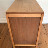 Art deco chest of drawers in light oak
