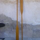 Pair of wooden boat oars