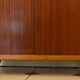 Vintage shoe cabinet with compass legs