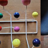 Multicoloured wall coat rack Hang it all Eames