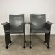 Paire de chaises Korium par Tito Agnoli pour Matteo Grassi