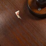 Pair of Mahogany side tables by Anton Kildeberg, Denmark 1960's