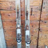 Paire de skis anciens Ramy