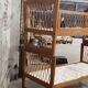 Rattan bunk bed, vintage 1960