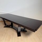 Art Deco Dining Table with Chairs, Paris, 1930, Set of 11