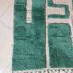 Beni Ourain Berber rug made of natural wool, traditionally handwoven.