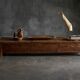 Table basse rustique vernaculaire, France, 20e siècle