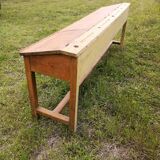 Old school desk for 4 people - Workshop furniture