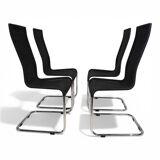 Set of 4 B 25 Tecta Cantilever Chairs by Axel Bruchhäuser, 1980