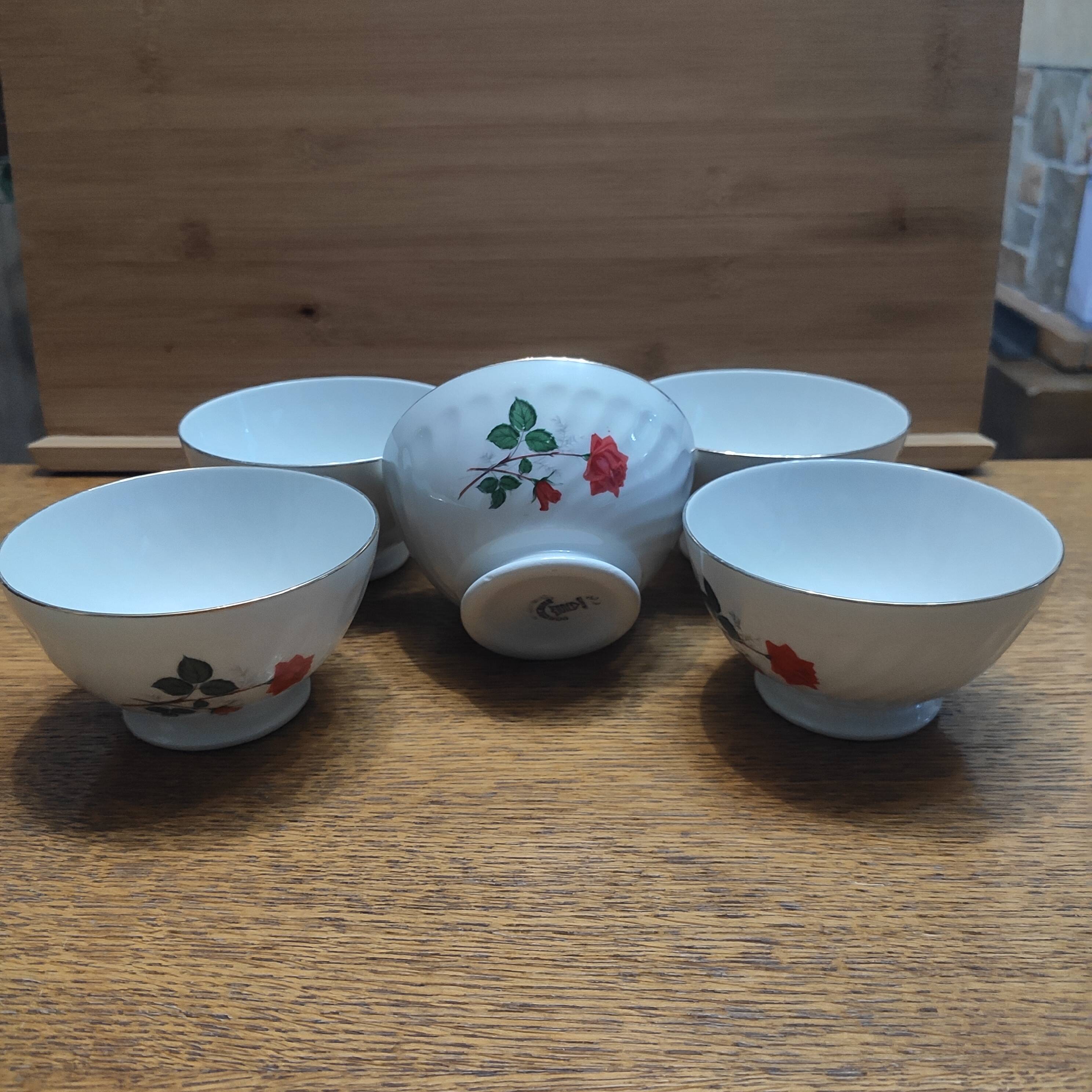 Old porcelain bowls
