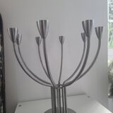 Chandelier 7 branches en acier brossé Ikea