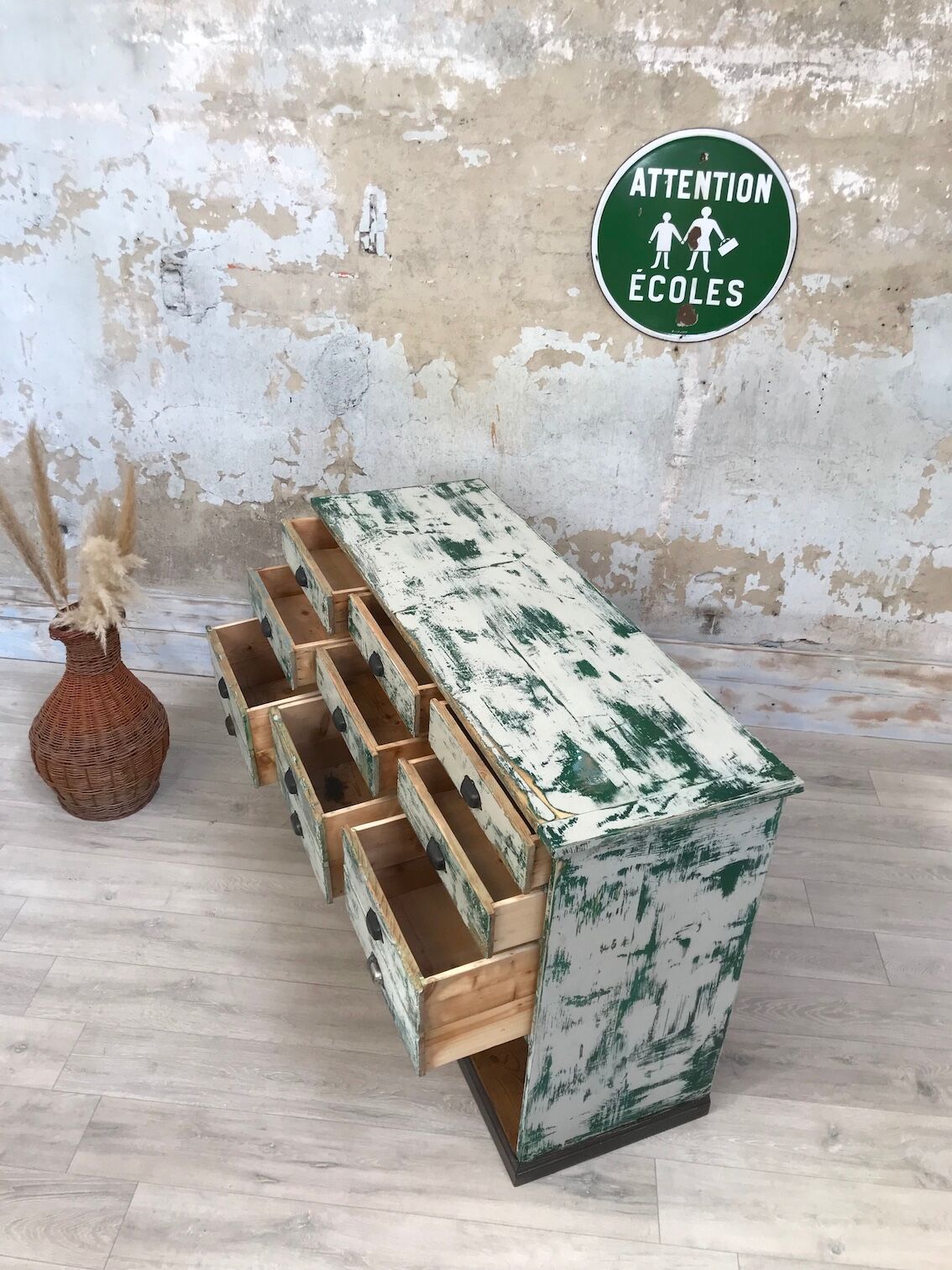 Vintage drawer craft furniture