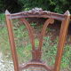 Pair of Louis XVI style walnut chairs