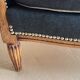 Armchair shepherdess gondola Art Deco 1930 redone