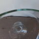 Large old thick glass bell