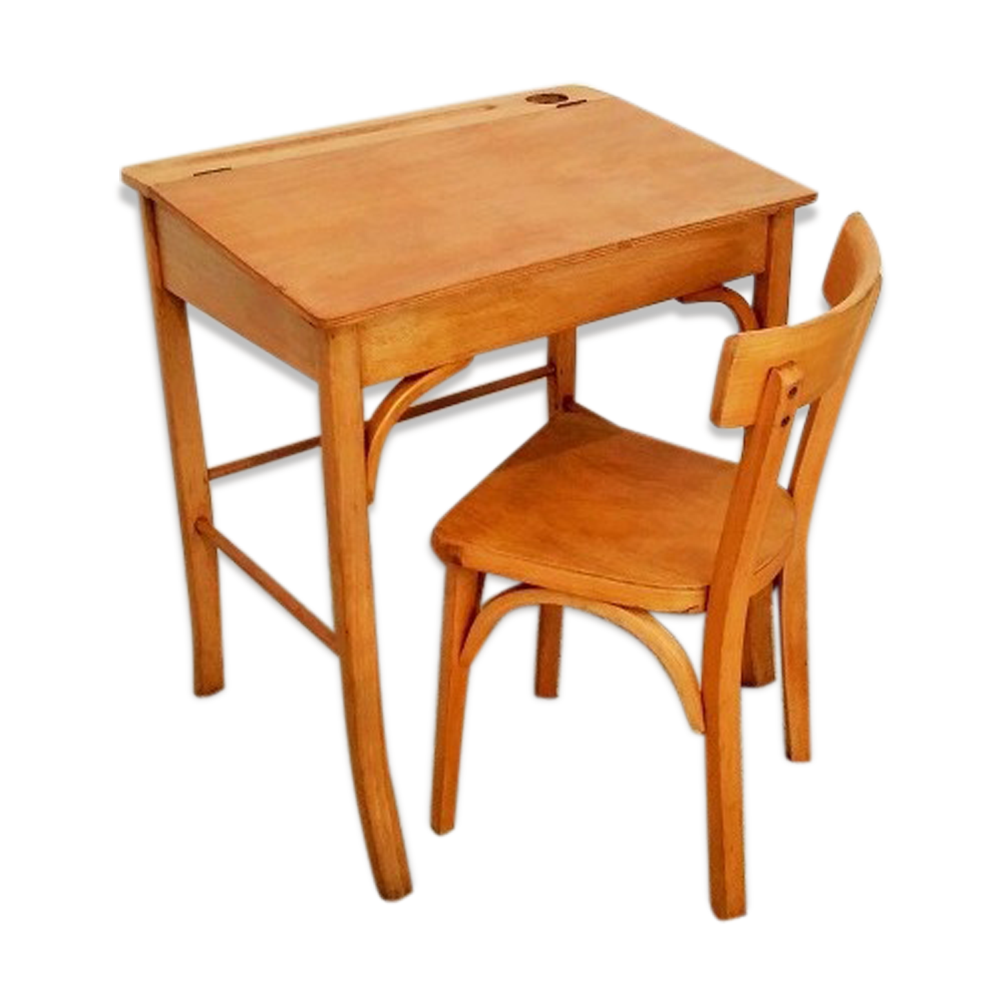 Chair and desk, child desk Baumann
