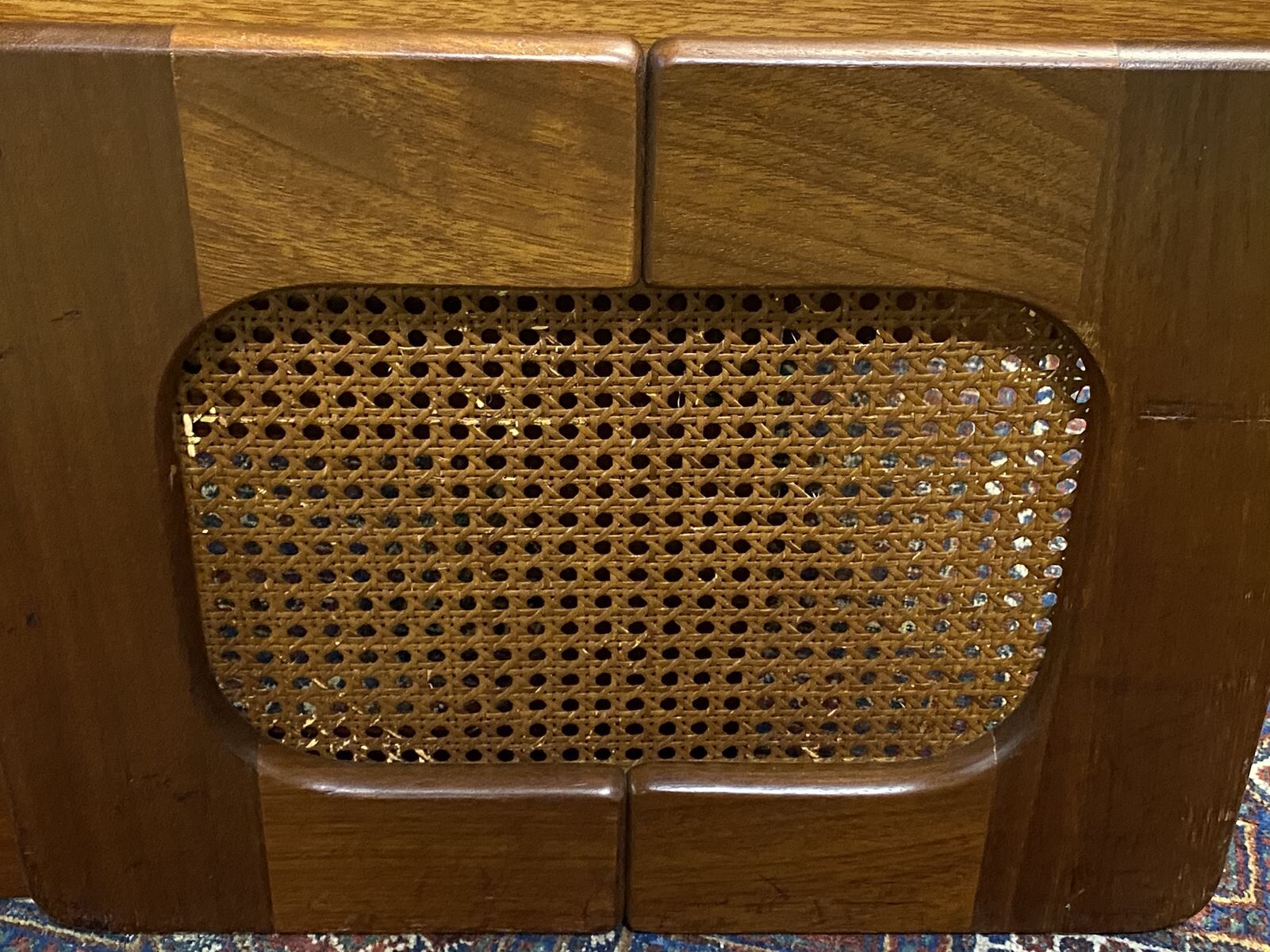 Coffee table with 2 tables in teak - 70s