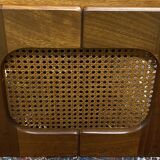 Coffee table with 2 tables in teak - 70s