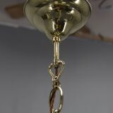 Rare Art Nouveau Chandelier by Emil Kralik for Vulkania, 1920s