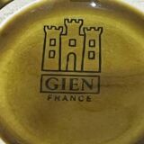 Gien earthenware bowl and ramekin set.