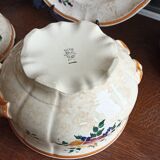 Longchamp tureen, tiled Mistral service