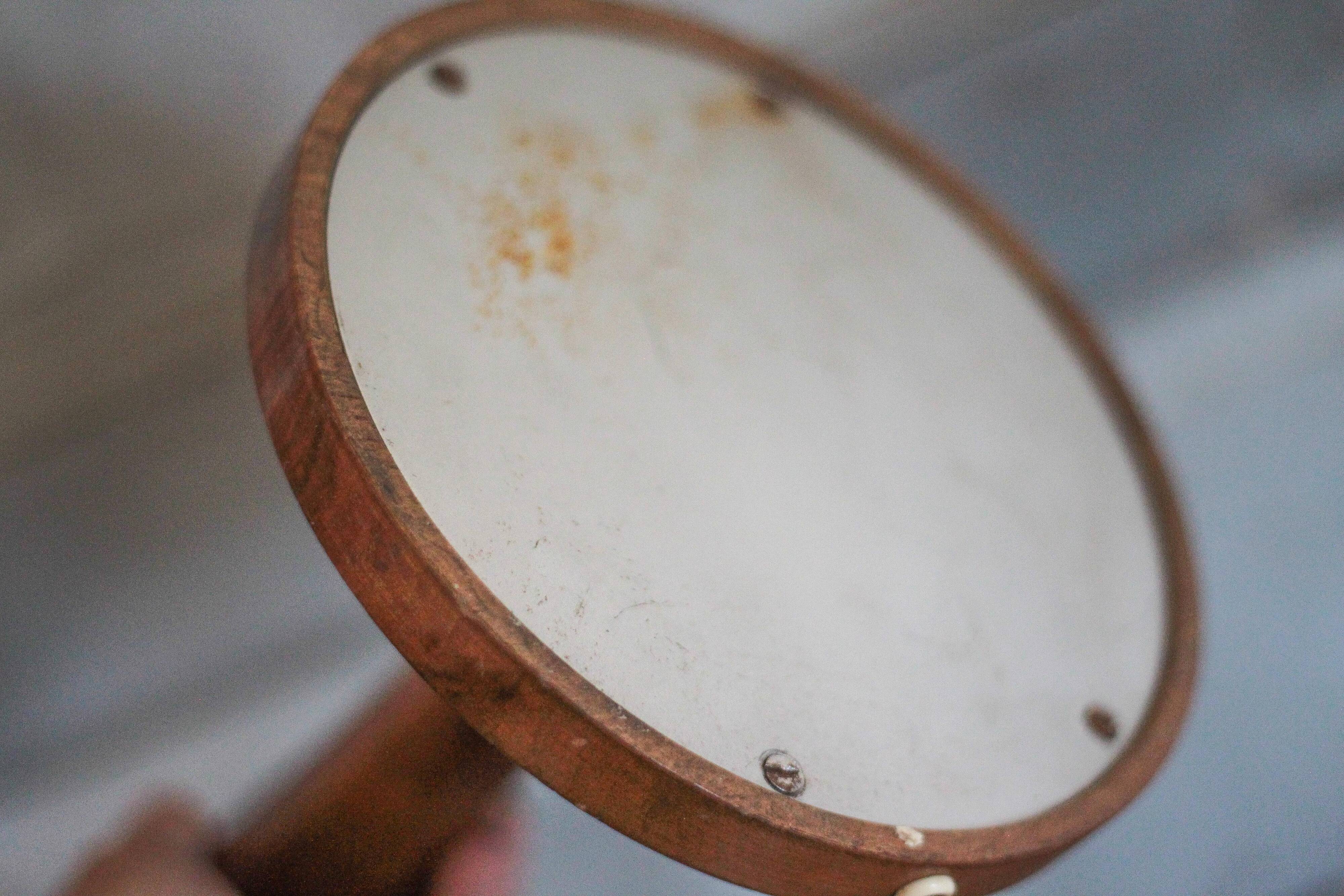 Art deco wooden lamp base, vintage wooden lamp, table lamp