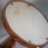 Art deco wooden lamp base, vintage wooden lamp, table lamp