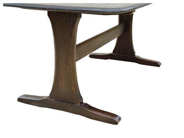 Table basse vintage Ercol orme 1960