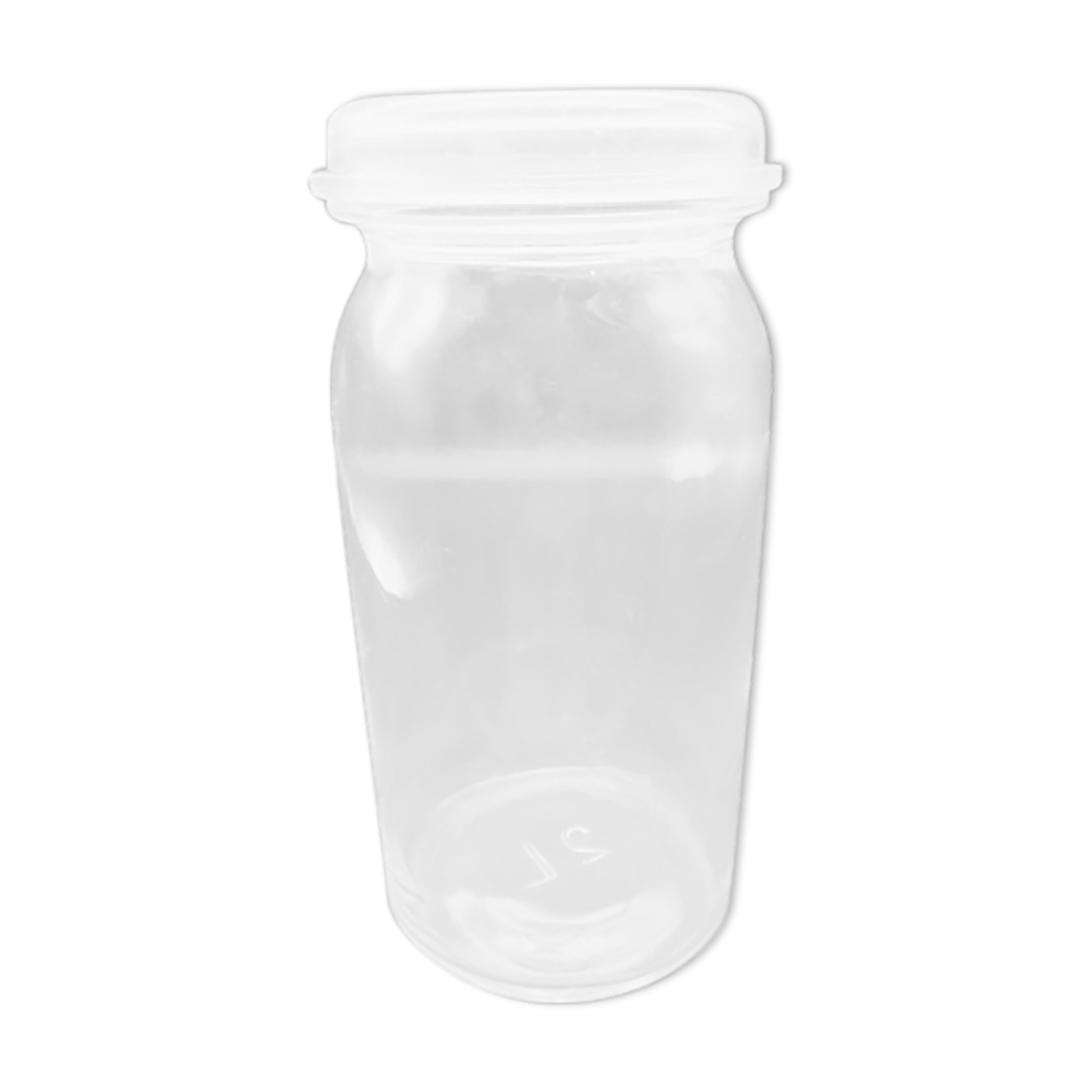 Antique glass jar