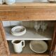 Antique carved oak sideboard