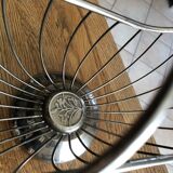 Silver metal bottle holder