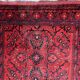 Tapis vintage afghan Ersari fait main en laine – 84 x 296 cm – Années 1970