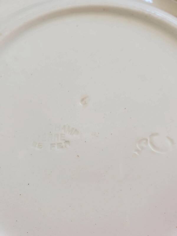 Longchamp Terre de fer dessert plates