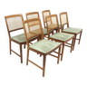 Set de 6 chaises de table en noyer, Bertil Fridhagen, Bodafors ,Suède, 1960