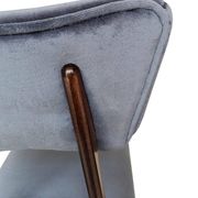Mid-Century Butterfly Chair in navy grey fabric and walnut wood, Europe, 1960.