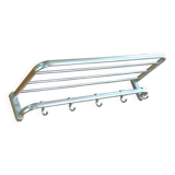 Vintage coat rack with 5 movable hooks