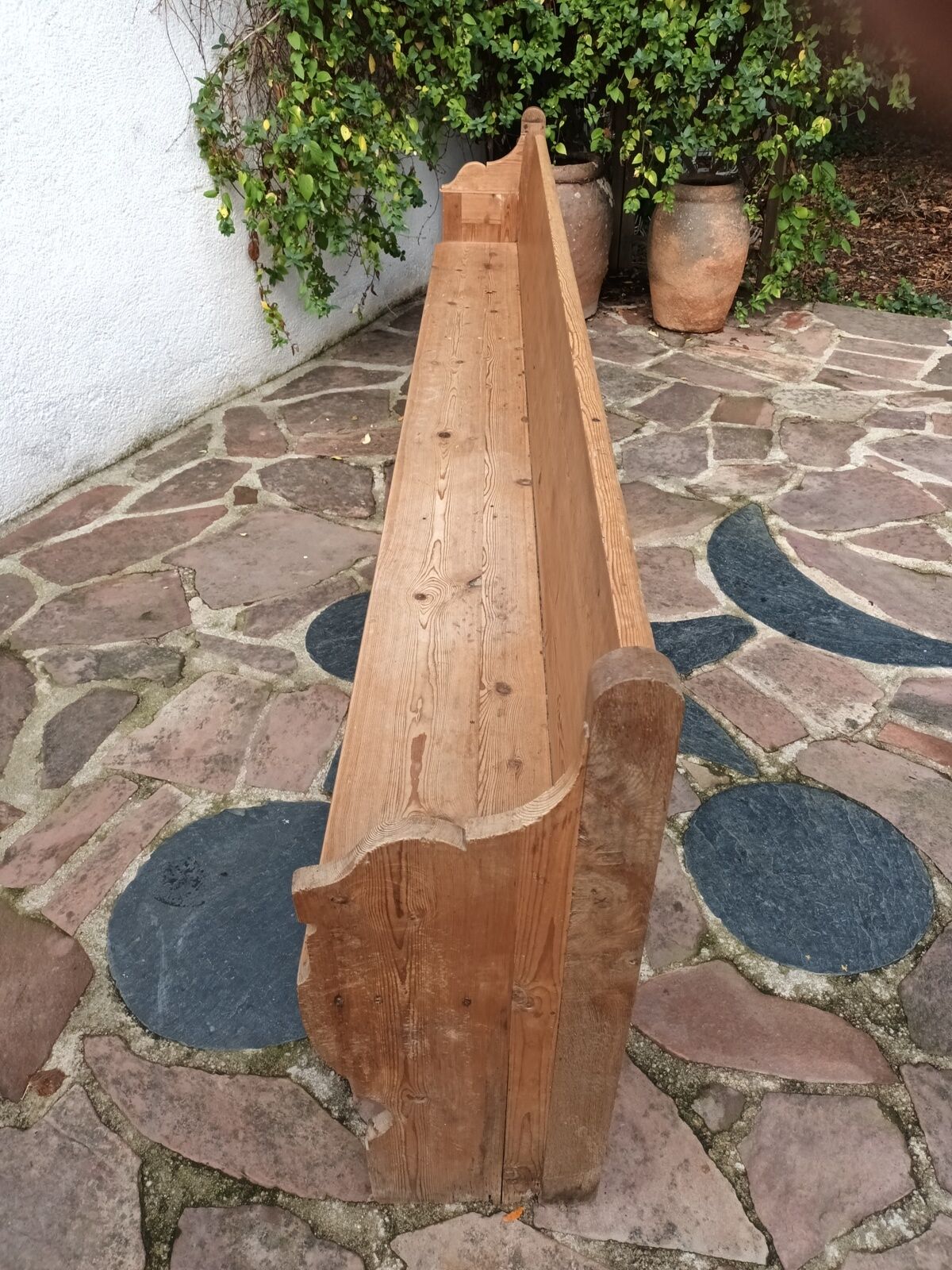 Old church pew, 263 cm