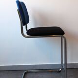 Pair of Knoll Cesca bar stools by Marcel Breuer