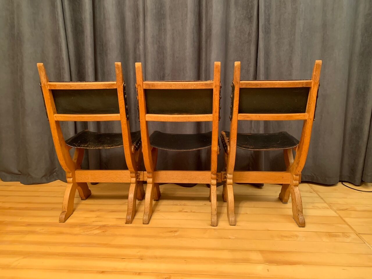 Set of three Bram Sprij chairs, the Netherlands, 1960s