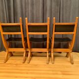 Set of three Bram Sprij chairs, the Netherlands, 1960s
