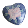 Boîte à bijoux en porcelaine en forme de cœur
