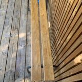 Vintage school bench