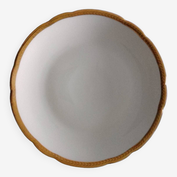 Assiette plate porcelaine