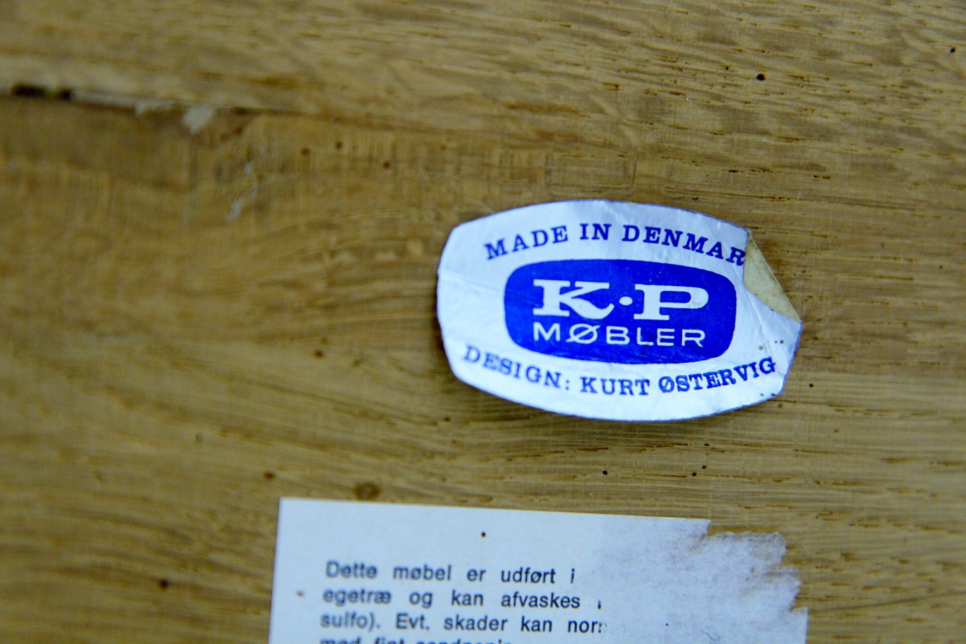 Oak coffee table, Kurt Östervig, Denmark, 1960