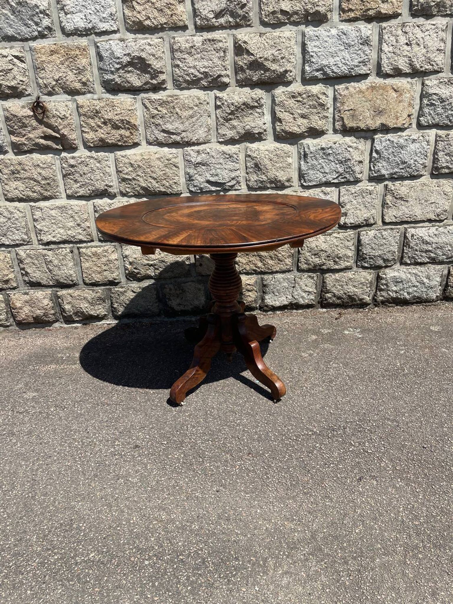 Table d'Appoint Antique en noyer