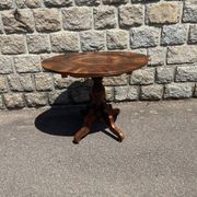 Table d'Appoint Antique en noyer