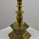 Solid Brass Table Lamp by Oscar Antonssons for Ystad-Metall, Sweden, 1940s
