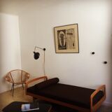 Bed daybed in oak clear of J. Hauville edition bema